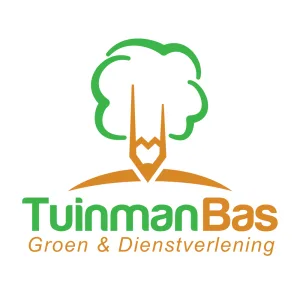 Tuinman Bas wilde zijn bestaande logo laten aanpassen