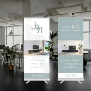 Roll-up banners ontwerp voor Ardeno