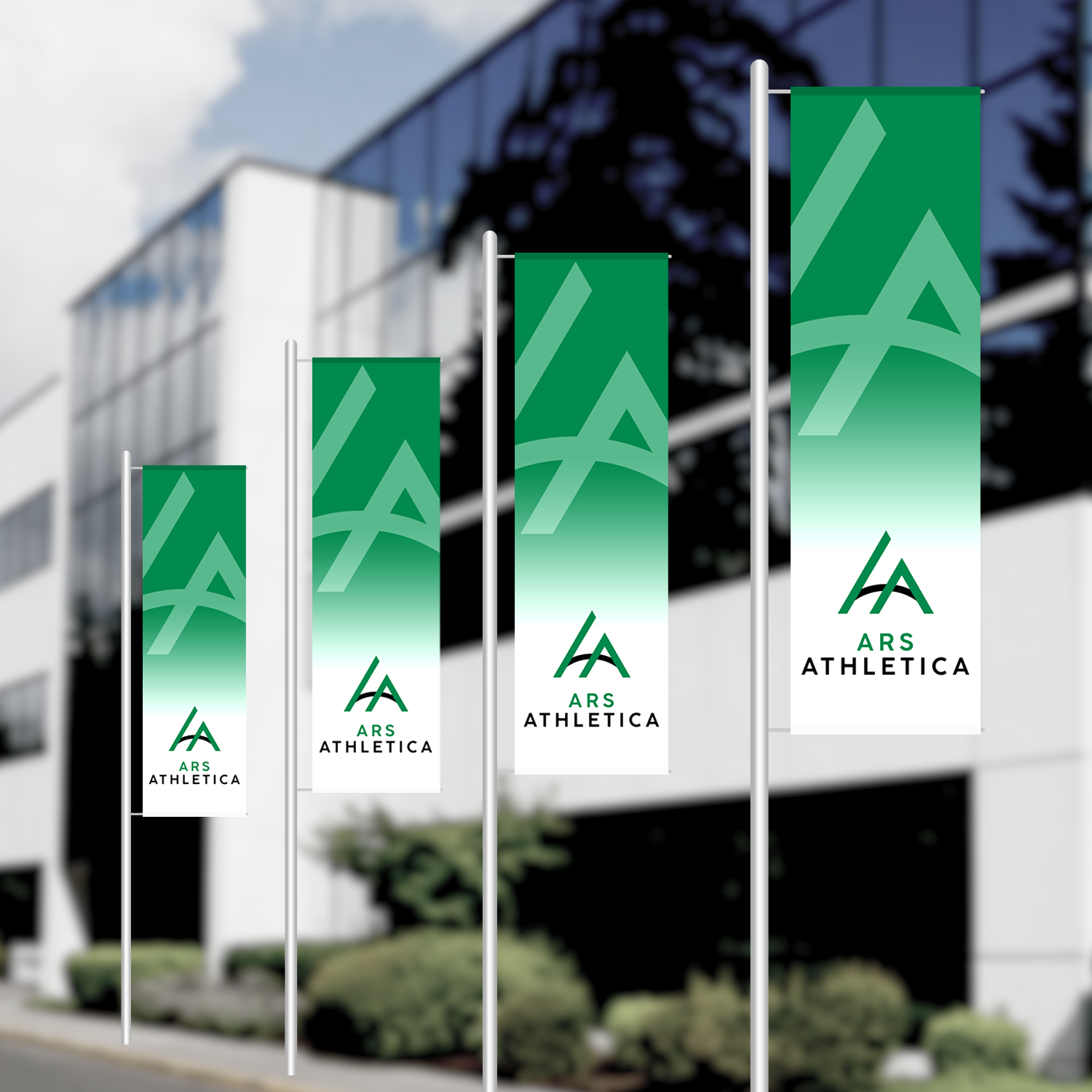 Vlaggen ontwerp voor Ars Athletica